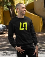 Lando Norris Logo Φούτερ - BLACK