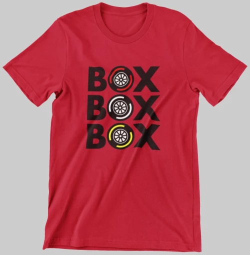 "Box Box Box" Παιδικό T-Shirt - RED