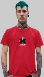 Ghostface Meeple T-Shirt - BLACK
