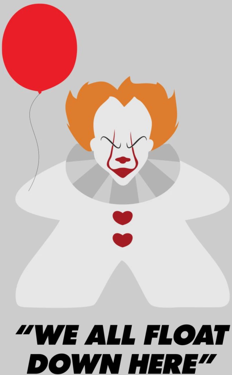 Pennywise Meeple T-Shirt - BLACK