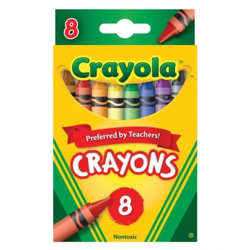Crayola Κηρομπογιές (8 Χρωμάτων)