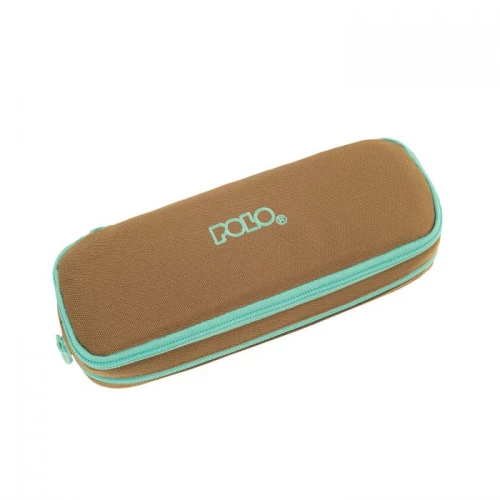 Polo Κασετίνα Duo Box Καφέ/Γαλάζιο