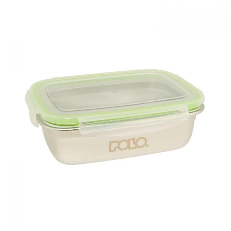 Polo Δοχείο Φαγητού Transparent Cup Stainless Steel 850ml