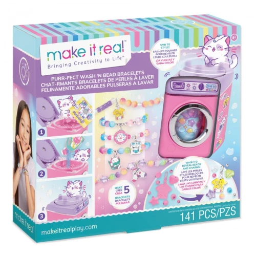 MAKE IT REAL - THE PURRFECT WASH N' BEAD BRACELETS 1466
