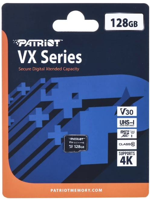 Patriot Memory VX Series 128 GB MicroSDXC UHS-I Class 10