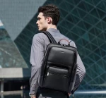 Δερμάτινο Σακίδιο πλάτης 20L Laptop 15,6” Bopai 61-129751 μαύρο