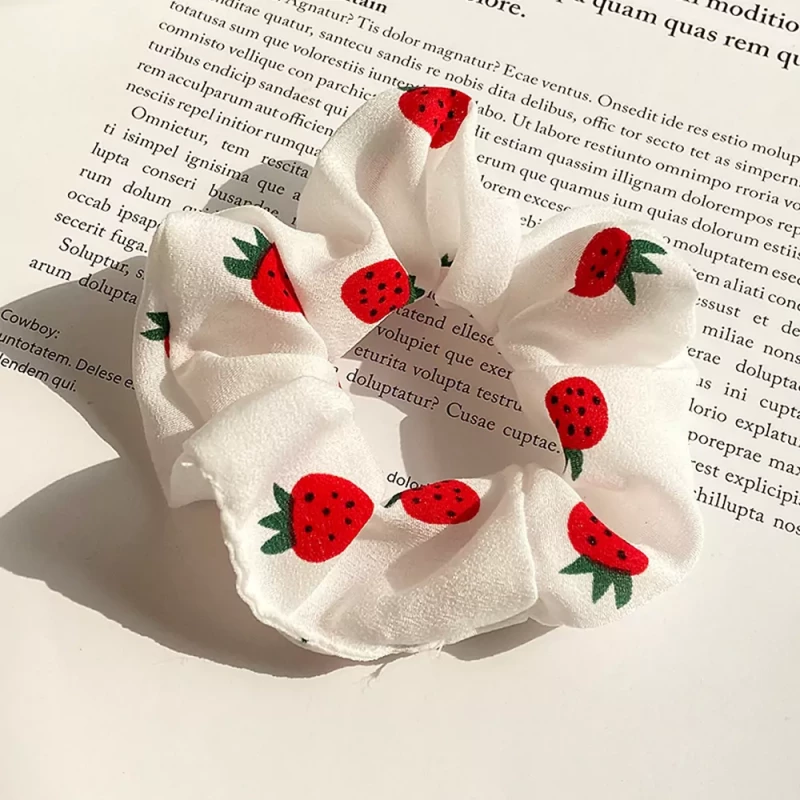 Scrunchies Μαλλιών CB341163 Ύφασμα - Ροζ