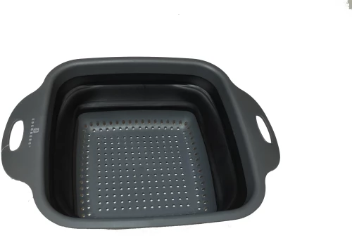 Edenberg Σουρωτήρι  Αναδιπλούμενο 21 x 21 x 9 cm  Grey - Black EB-1011