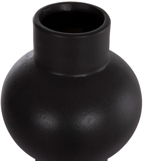 Διακοσμητικό Επιτραπέζιο Κεραμικό SCEPTER Μαύρο Ματ Φ17,5x40Υ εκ.
