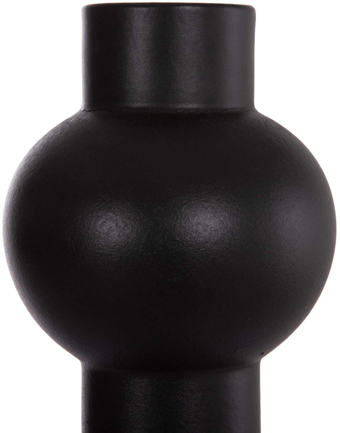 Διακοσμητικό Επιτραπέζιο Κεραμικό SCEPTER Μαύρο Ματ Φ17,5x40Υ εκ.