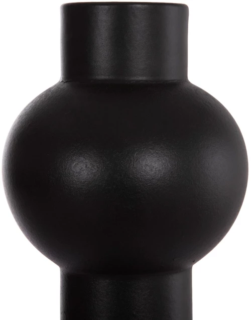 Διακοσμητικό Επιτραπέζιο Κεραμικό SCEPTER Μαύρο Ματ Φ17,5x40Υ εκ.