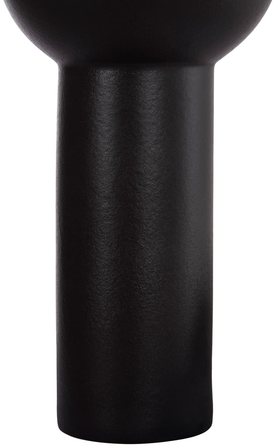 Διακοσμητικό Επιτραπέζιο Κεραμικό SCEPTER Μαύρο Ματ Φ17,5x40Υ εκ.