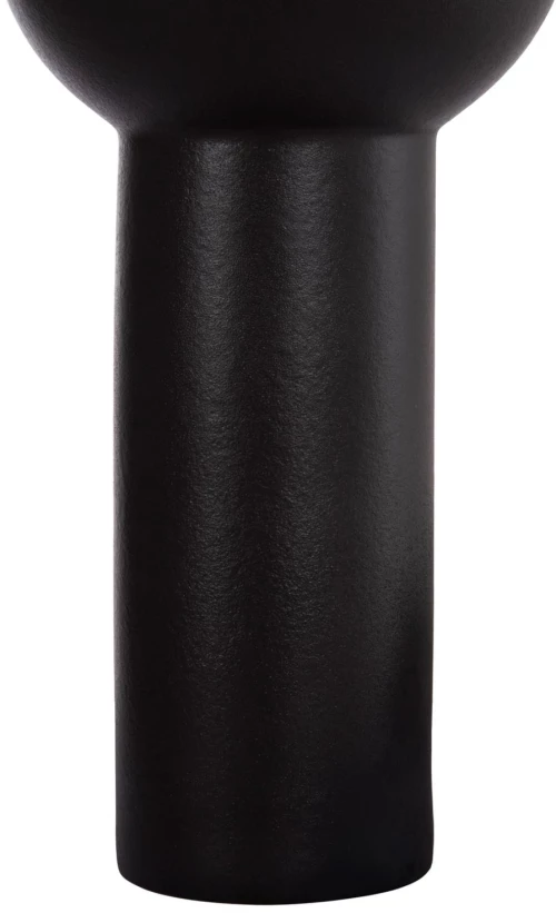 Διακοσμητικό Επιτραπέζιο Κεραμικό SCEPTER Μαύρο Ματ Φ17,5x40Υ εκ.