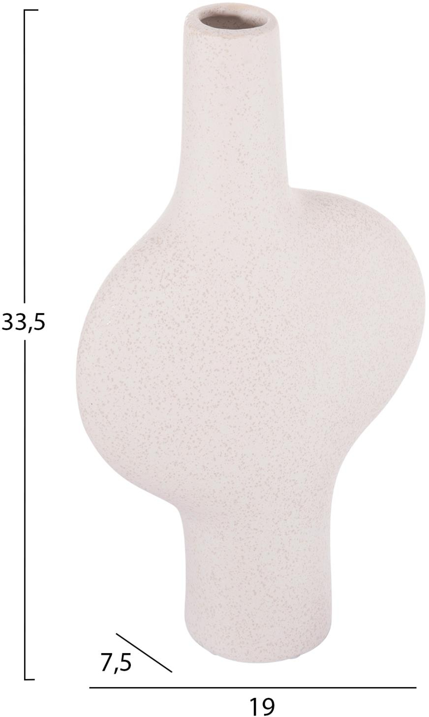 ΕΠΙΤΡΑΠΕΖΙΟ ΚΕΡΑΜΙΚΟ ΔΙΑΚΟΣΜΗΤΙΚΟ GLAΖΕ  ΚΡΥΣΤΑΛΛ.ΥΠΟΛΕΥΚΟ 19,5x8x34,5Υεκ