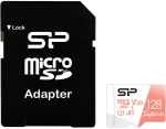SILICON POWER κάρτα μνήμης microSDXC Superior  128GB  C10 UHS-I U3 A1 V30