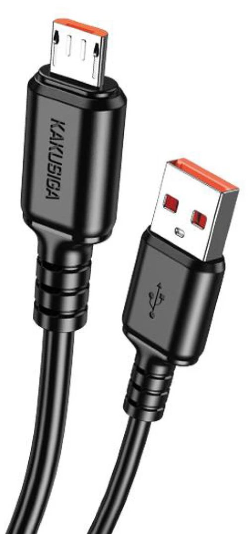 KAKUSIGA καλώδιο micro USB σε USB KSC-982  15W  480Mbps  1m  μαύρο