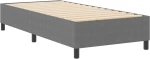 vidaXL Κρεβάτι με στήριξη Light Grey 80x200 cm από κορντουρόι