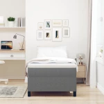 vidaXL Κρεβάτι με στήριξη Light Grey 80x200 cm από κορντουρόι