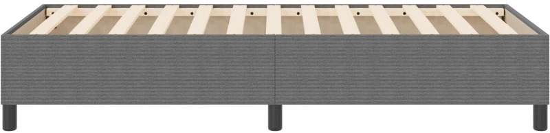 vidaXL Κρεβάτι με στήριξη Light Grey 80x200 cm από κορντουρόι