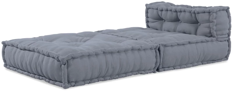 vidaXL Μοντέρνος Πουφ Γκρι 70x70x54
