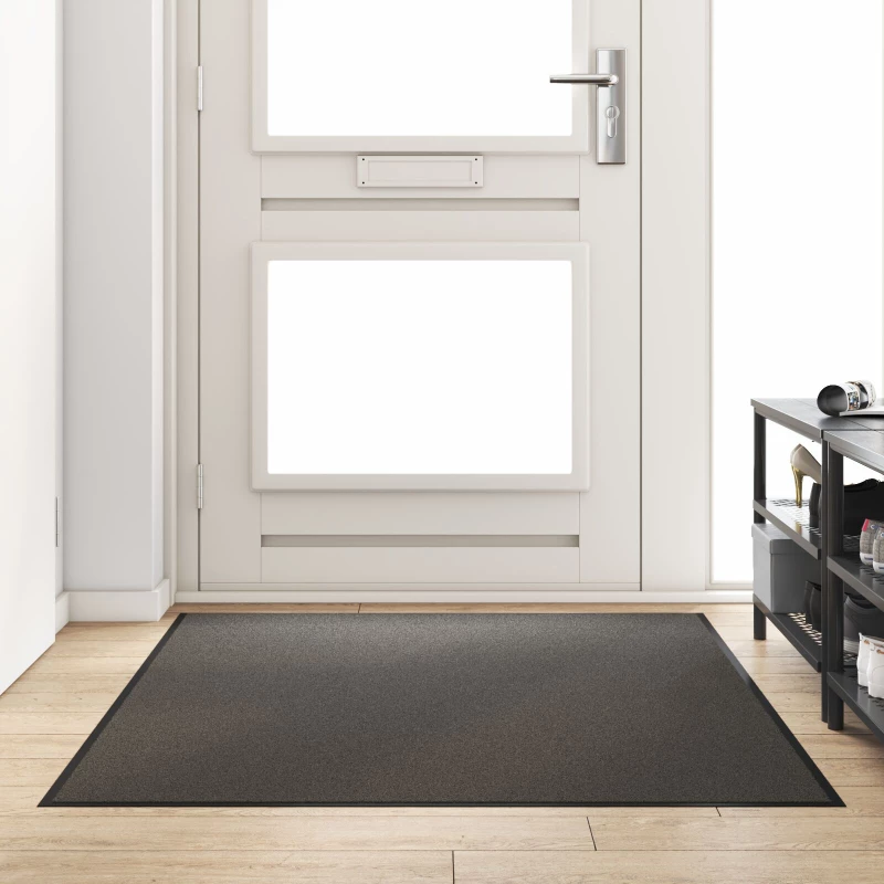 vidaXL Πατάκι Πόρτας Ορθογώνιο Ανθρακί 120x180 εκ