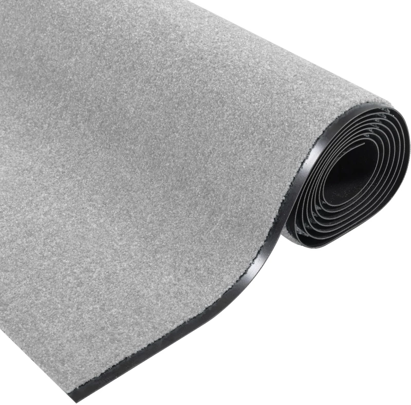 vidaXL Πατάκι Πόρτας Ορθογώνιο Γκρι 120x400 εκ