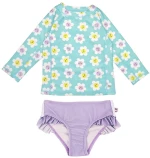 Αντηλιακό Σετ Μαγιό και Μπλούζα Zoocchini Daisy Μέγεθος: 3 ετών