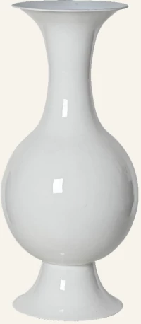 Beauty Home Μεταλλικό Βάζο Λευκό 25 x 56 cm