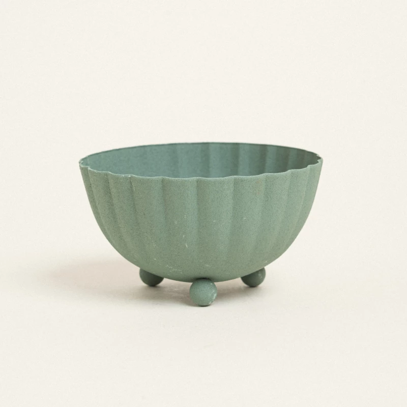 ΜΕΤΑΛΛΙΚΟ ΜΠΩΛ 10 x 6 CM ΧΑΚΙ   Beauty Home