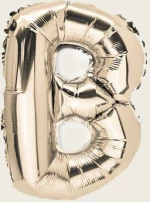 ΜΠΑΛΟΝΙ ΓΡΑΜΜΑ “B” 36cm ΧΡΥΣΟ   Beauty Home