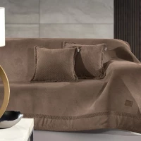 Ριχτάρι Rubicon Latte Guy Laroche Διθέσιο 170x250cm Microfiber