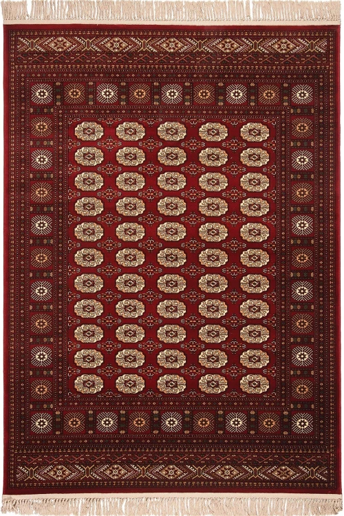 Χαλί Isfahan 5602A Red-Red Βιοκαρπέτ 80X140cm