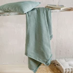 Ριχτάρι Santorini Blue Ρυθμός Πολυθρόνα 160x180cm Βαμβάκι-Πολυέστερ