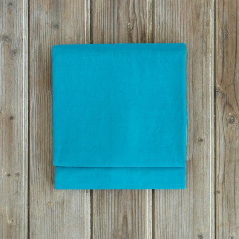 Σεντόνι Unicolors Petrol Blue Nima Ημίδιπλο 180x260cm 100% Βαμβάκι