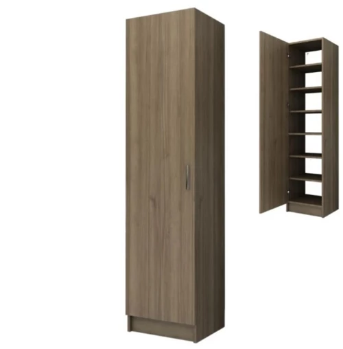 Παπουτσοθήκη - Ντουλάπι Petro 0253487 45x38x180cm Walnut