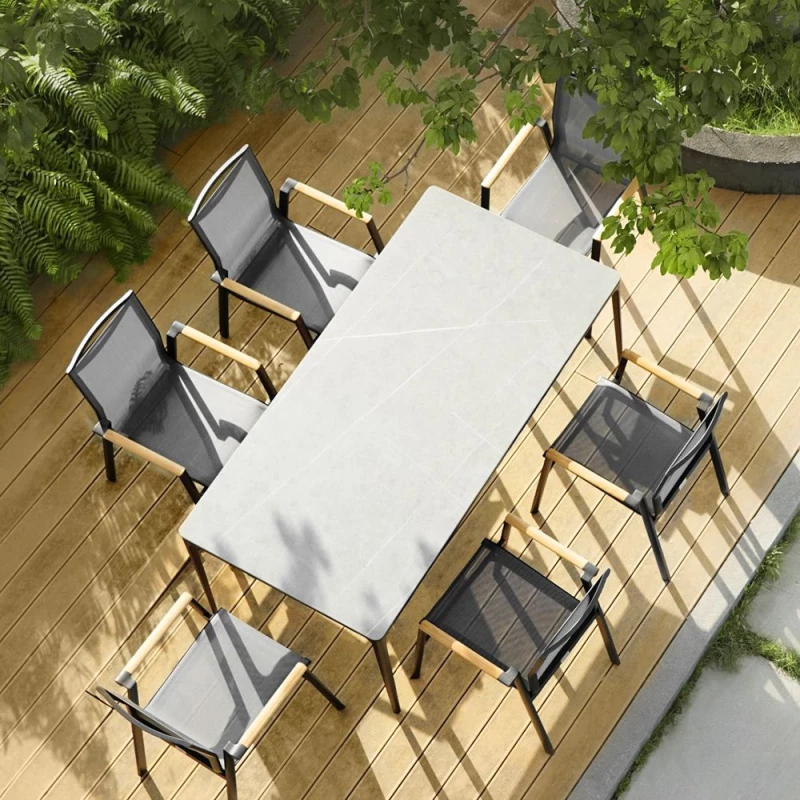 Τραπέζι Κήπου Aspen/T 01-00-2859 180x90x75cm Anthracite