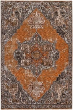 Χαλί Naf Naf Amaro S373B Light Brown-M.Grey Βιοκαρπέτ 80X220cm