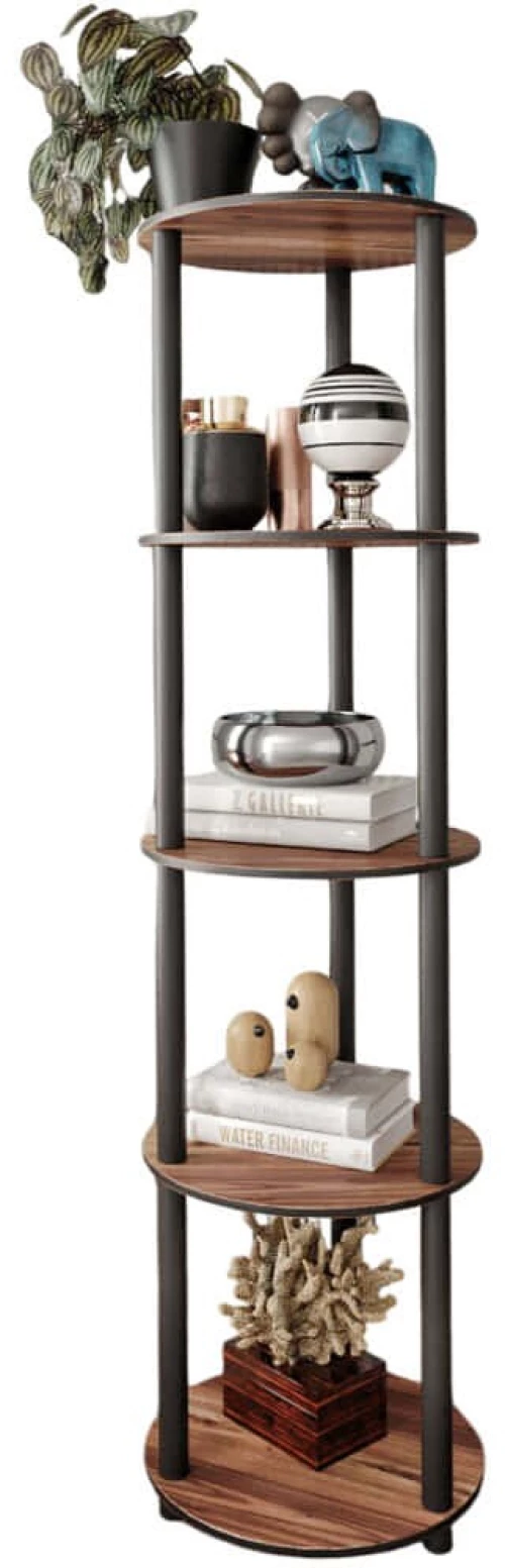 Ραφιέρα Δαπέδου 282PTR1126 Φ34x140cm Walnut