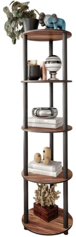 Ραφιέρα Δαπέδου 282PTR1126 Φ34x140cm Walnut