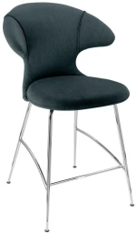 Σκαμπό Time Flies 590-17C5913-2 51x56x102cm Quantom Blue-Chrome Umage