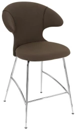 Σκαμπό Time Flies 590-10C5913-2 51x56x102cm Mocca-Chrome Umage