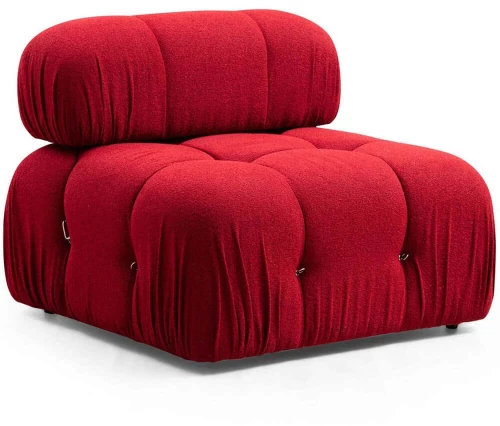 Πολυθρόνα Bubble 560ARE1429 95x95x75cm Red