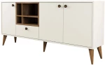 Μπουφές Napoli 845HCT5341 180x35x81cm Cream Πλαστικό,Μοριοσανίδα