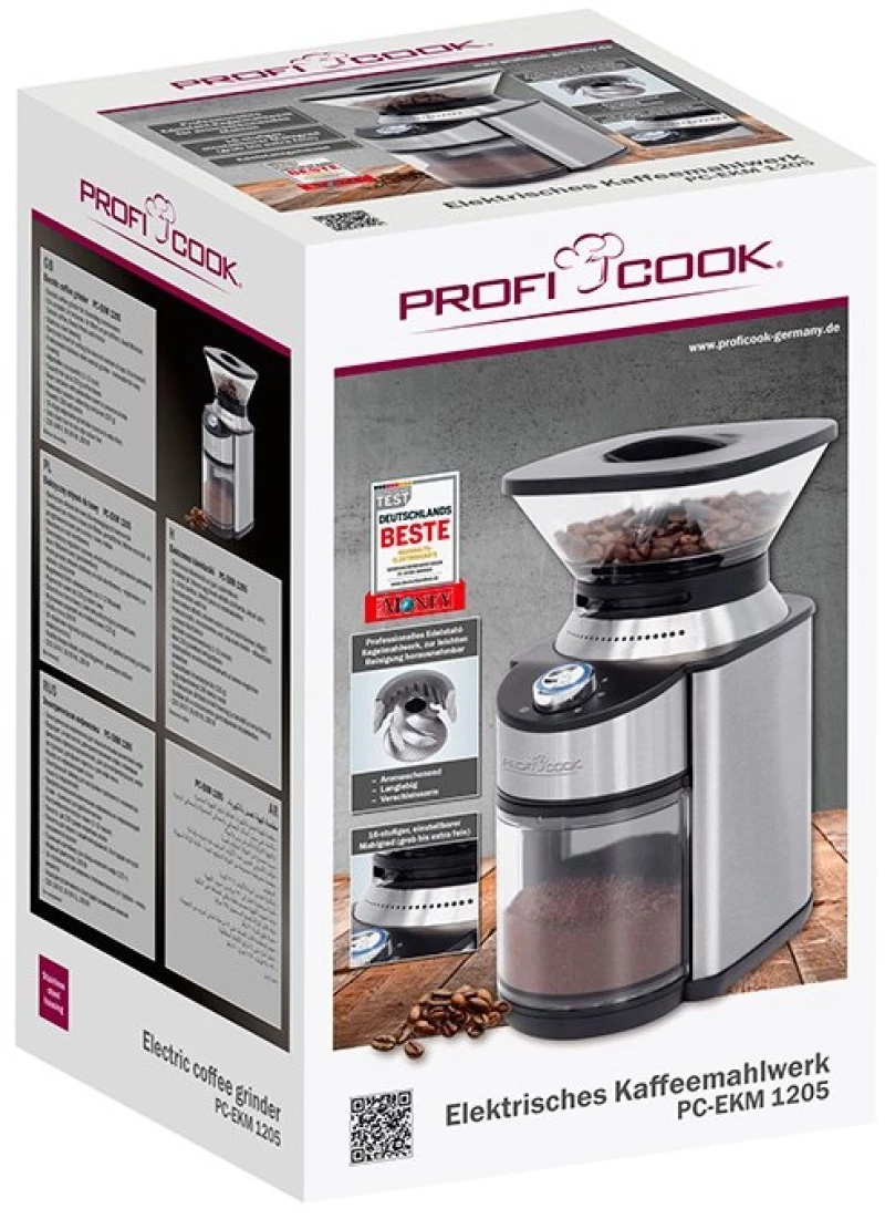 Ηλεκτρικός Μύλος Άλεσης Καφέ  200 W PC-EKM1205 Profi Cook