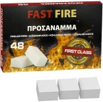 Προσάναμμα Λευκό Συσκ=48 Κύβοι 185gr Homie 5792