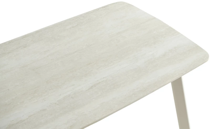 LIBERTA JOIN ME ΤΡΑΠΕΖΙ BEIGE ΜΕ ΟΨΗ ΜΑΡΜΑΡΟΥ 120x70x76.5