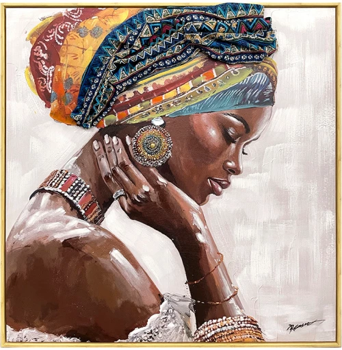 Πίνακας σε καμβά Jalo Inart με πλαίσιο 80x3.5x80εκ