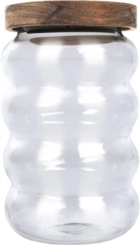 ΔΟΧΕΙΟ ΑΠΟΘΗΚΕΥΣΗΣ ALLURE ΓΥΑΛΙΝΟ 700ml 9.5x9.5x15.8cm 01-31527
