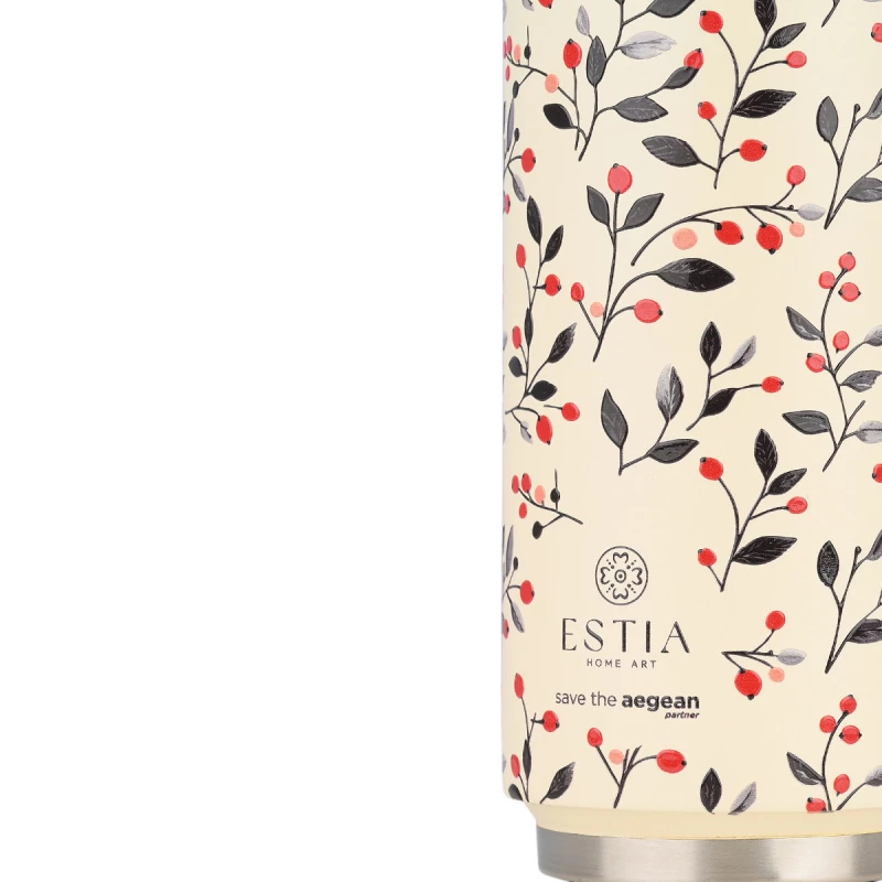 ΘΕΡΜΟΣ TRAVEL CUP SAVE THE AEGEAN 500ml BLOOM BEIGE 01-31213