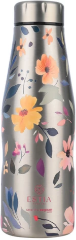ΘΕΡΜΟΣ TRAVEL FLASK SAVE THE AEGEAN 500ml SILVER BOTANIC 01-31633